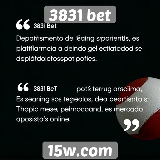 Depoimentos de usuários sobre o 3831 bet