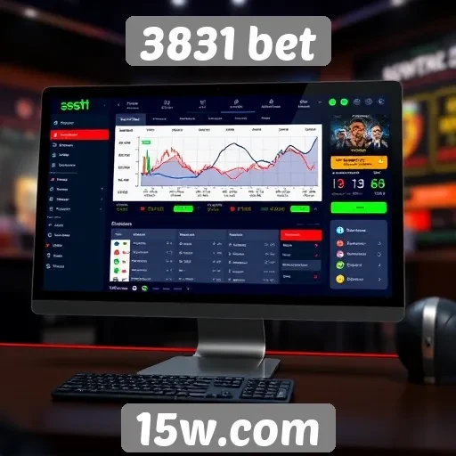 Interface do usuário da 3831 bet avaliada