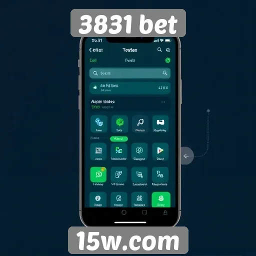 Funcionalidades do aplicativo móvel do 3831 bet